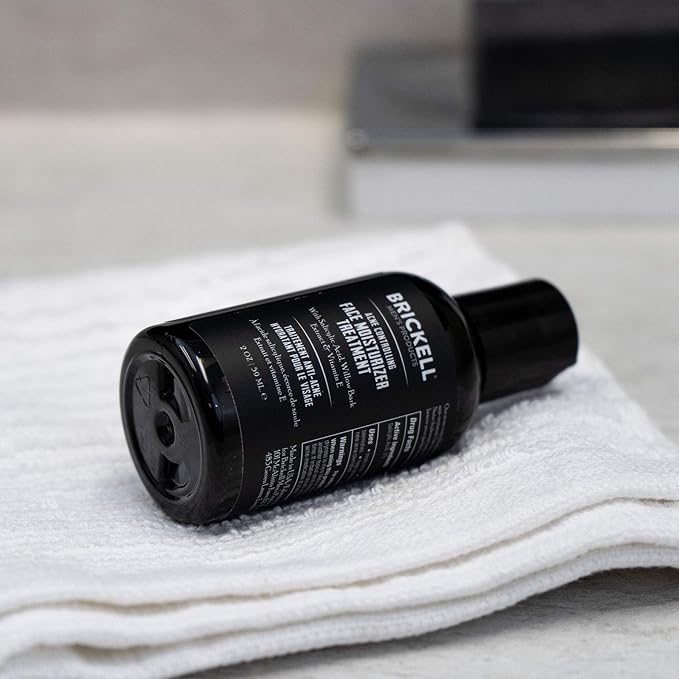 Brickell Men's Acne Controlling Face Moisturizer Treatment for Men, Natural and Organic Face Moisturizer Treatment to Clear Acne, Even Skin Tone and Moisturize Skin, 2% Salicylic Acid, 2 Ounces