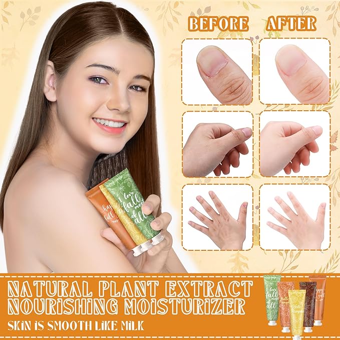 100 Pcs Fall Hand Cream Bulk, Mini Pumpkin Lotion, 30ml Natural Botanical Fragrance Fall Lotion for Chapped Hands, Thanksgiving Favors, Employee Gifts, Baby Shower, Travel, Work, Team, Staff