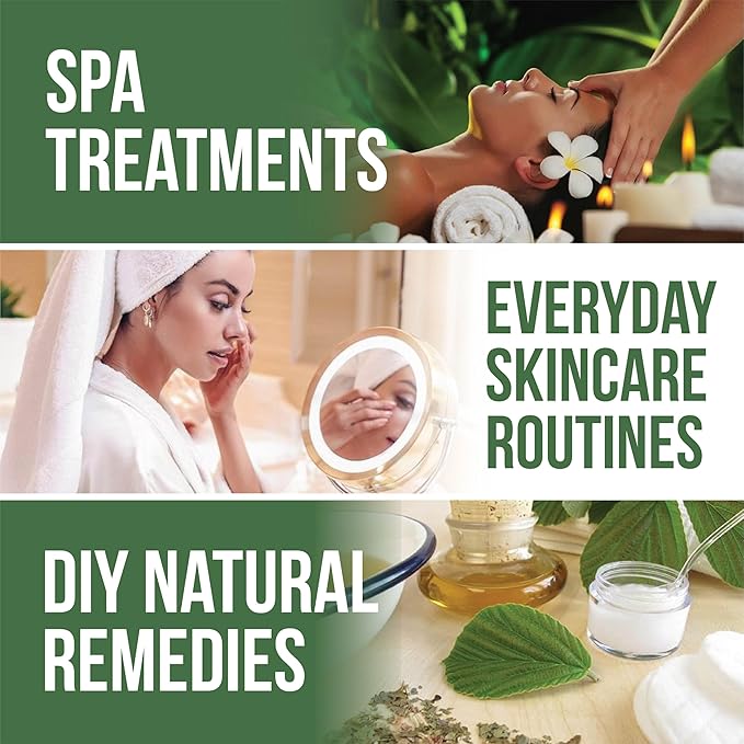 Witch Hazel Natural USP Oil – 100% Pure with 14% Natural Grain Alcohol | Hamamelis Virginiana Extract for Face, Skin, Hair & Wellness | Soothing Properties | 1 Gallon | 128 Fl Oz | Net Weight 8.4 lbs