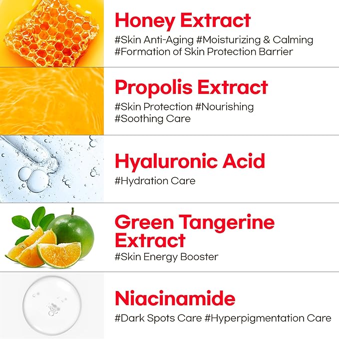 Vitamin C Glow Serum Mist, Hydrating & Brightening Facial Mist with Jeju Green Tangerine, Niacinamide, Hypoallergenic, 2.7 fl.oz