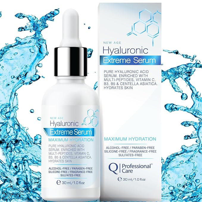 Serum for Face | Hyaluronic Acid | Vitamin C | Microneedling | HCA | Multi-Peptides, Vitamins B5, B3, Niacinamide & Centella Asiatica | Alcohol free, Fragrance-Free