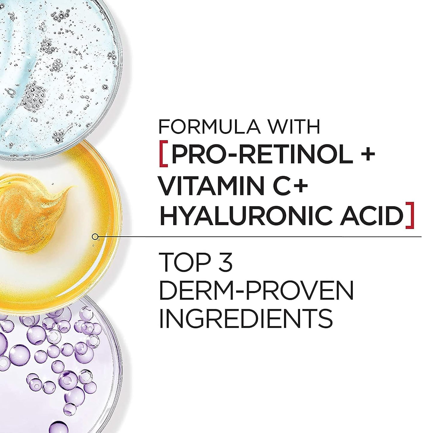 L'Oreal Paris Revitalift Triple Power Eye Cream – Pro Retinol, Hyaluronic Acid & Vitamin C