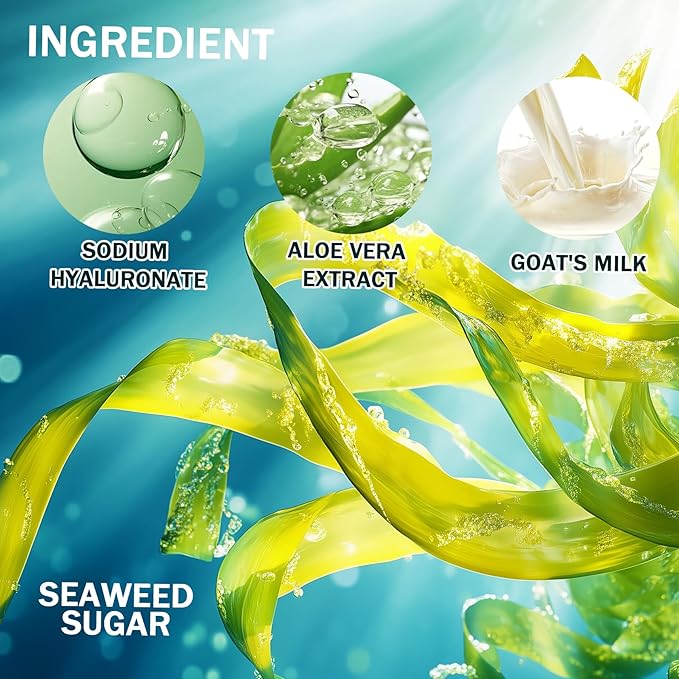 Goat Milk Body Wash,Foaming Bath with Fresh Goat Milk,Gentle Moisturizing Body Lotion,Refreshing Smooth Liquid SKin Cleanser for All Skin Types 19.35 Fl Oz