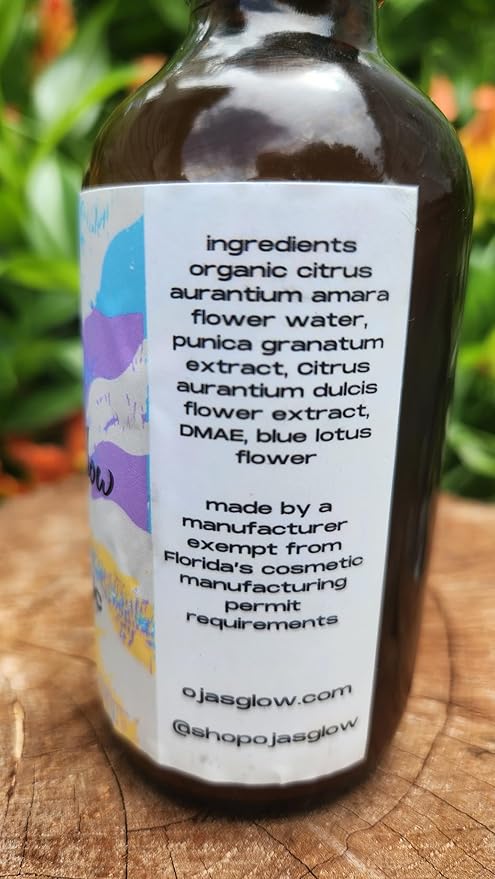 Yauvana Firming Tonic *All Natural Facial Mist *Orange Blossom Water *Pomegranate Extract *Bitter Orange Extract *DMAE *Blue Lotus Flower