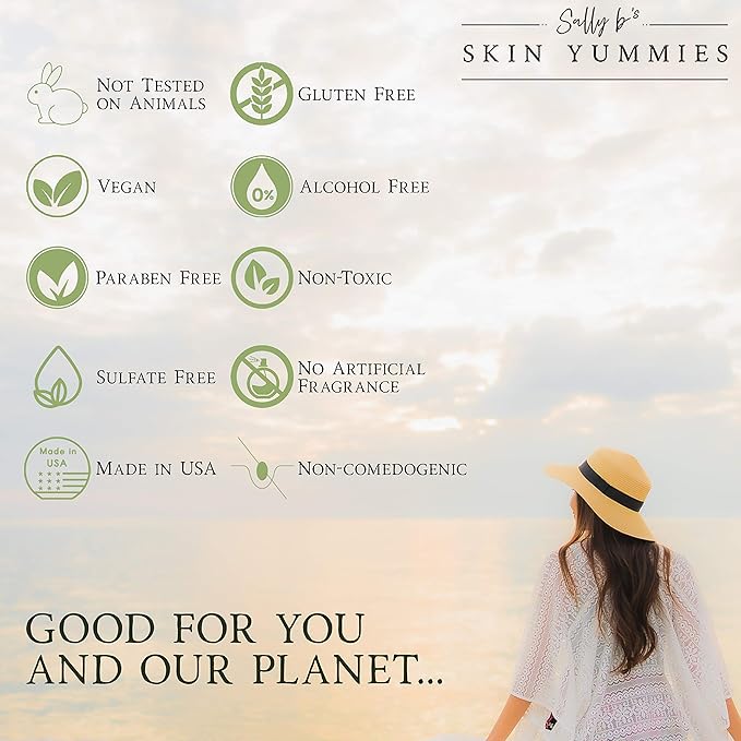 Sally B’s Non-toxic Extra Dry Hand Lotion/Kokum and Shea Butter Cream/Jojoba and Olive Oil/EWG Verified/ 4 oz (Lemon)