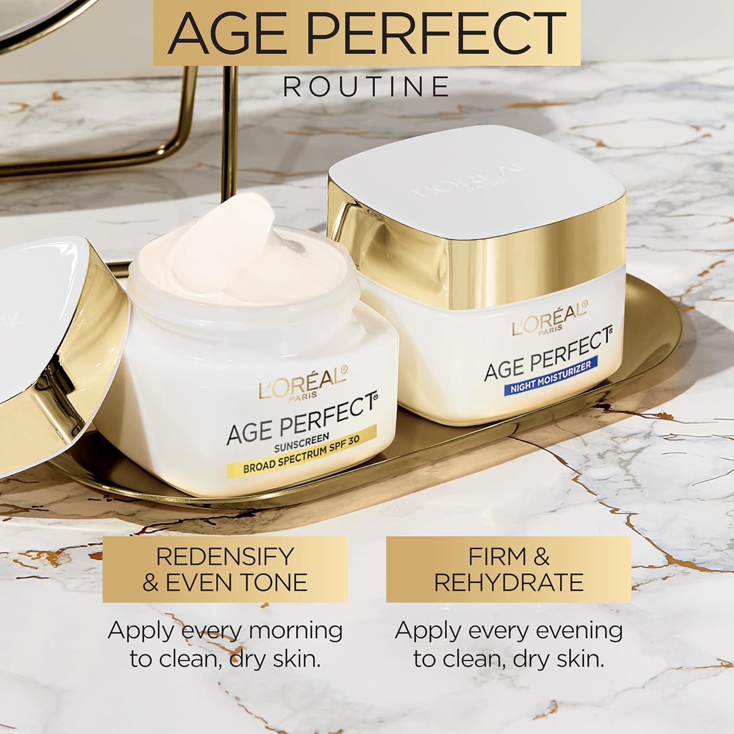🌙 L'Oreal Paris Age Perfect Collagen Expert Night Cream – Anti-Aging & Anti-Wrinkle Moisturizer (2.5 oz)