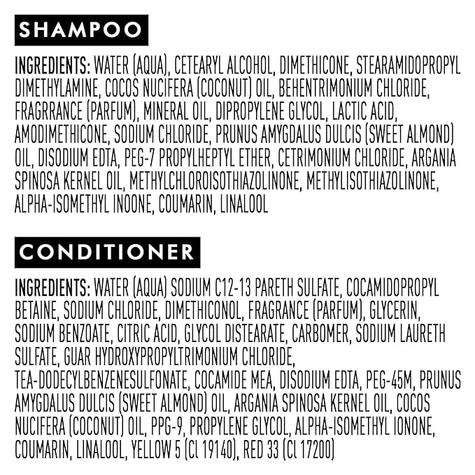 Suave Moroccan Oil Infusion Shampoo & Conditioner Set - Argan Oil for Damaged, Dry Hair, Shine & Healthy Locks, 12.6 Oz (2 Pieces)