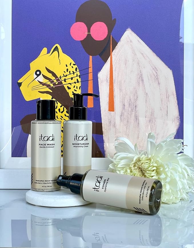 ITADI Organic Daily Natural Spray Toner for Face | Revitalizing Face Spray Mist Hydrating Infused w/Coffee Berry Extract | Ideal for Unclogging & Reducing Pores for Women & Men | 4 fl oz