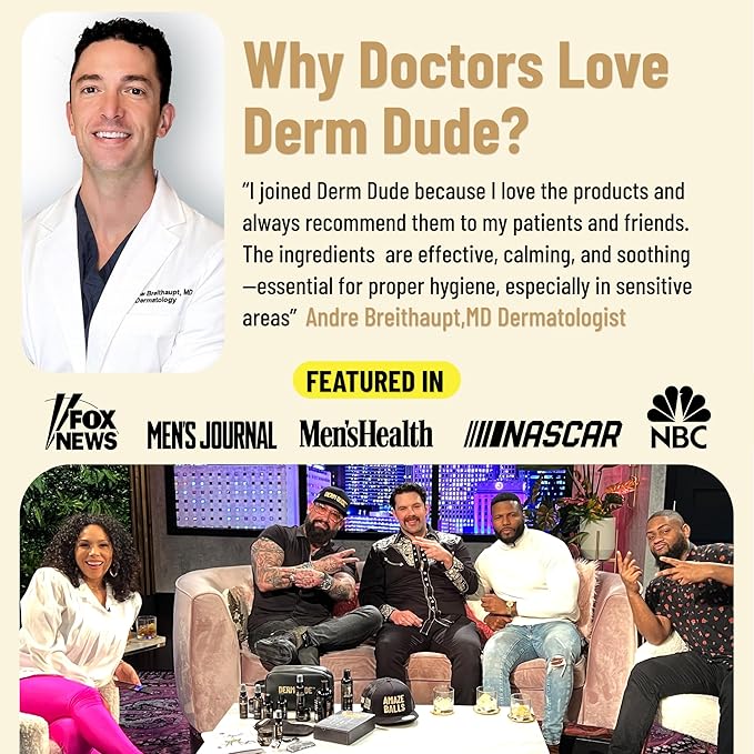 Derm Dude Holy Foot Cream for Dry Cracked Heels and Feet | Moisturizing Lotion Formulated w/All-Natural DeoPlex for Odor Control & Arrowroot for Deep Hydration - Strawberry Lollipop Scent 4oz (1pack)