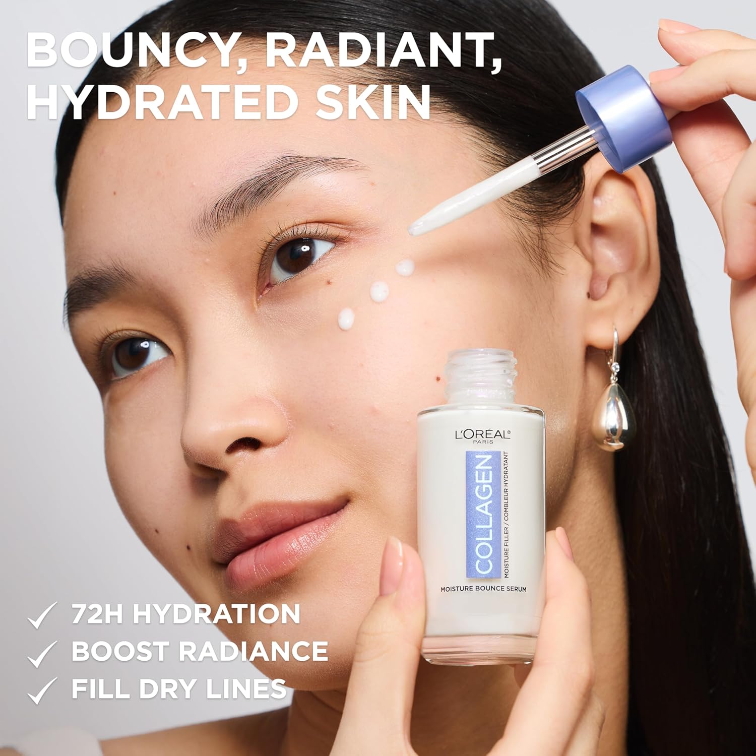 ✨ Collagen Moisture Bounce Serum – Hydrating Glow Serum with Glycerin & Squalane (1 oz)