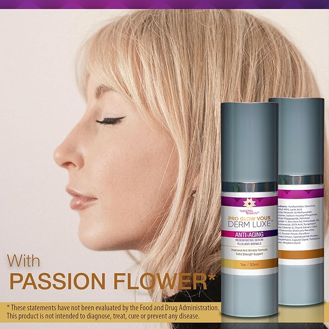 Pro GlowVous DermLuxe Our Best Anti Wrinkle Serum - Our Best Anti Aging Serum - Our Best Vitamin C Serum for Face Anti Aging - Glovous Derm Luxe Anti Aging Regenerating Serum Anti Aging Wrinkle Serum