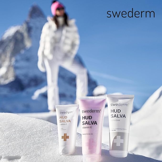 swederm Hudsalva 1.69 Oz - Healing Ointment with Vitamin E - Foot and Hand Cream for Women - Full Body Moisturizer for Dry Skin - Quickly Absorbing - Made in Sweden - Pink