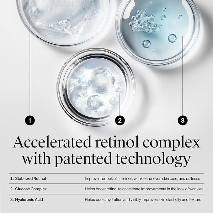 Neutrogena Rapid Wrinkle Repair Retinol Face Moisturizer, Fragrance Free, Anti-Aging Face Cream with Retinol & Hyaluronic Acid, 1.7 oz + Trial Size Hydro Boost Facial Cleanser, 0.5 fl. oz