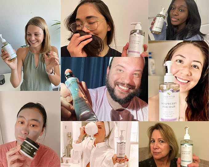 Tree to Tub Shea Butter Hand Cream for Dry Cracked Hands - Moisturizing Sensitive Skin Hand Lotion for Women & Men, Non-Greasy Vegan Hand Moisturizer w/Organic Cocoa, Aloe Vera, All Natural Lavender