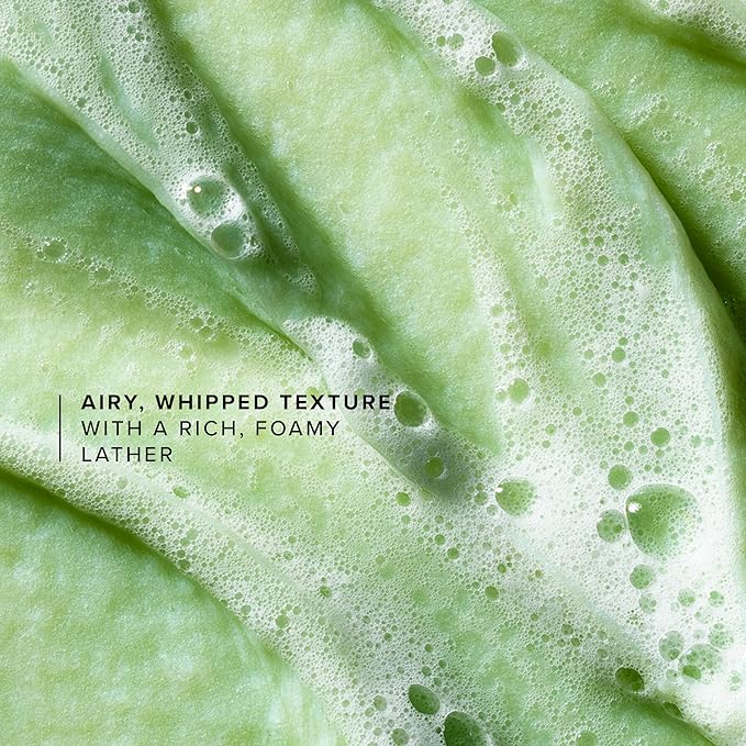 Farmacy Foaming Face Wash for Oily Skin - Whipped Greens Oil-Free Gentle Facial Cleanser + Exfoliator - Infused with Green Clay to Remove Impurities, Control Oil + Maintain Skin Hydration (150ml)