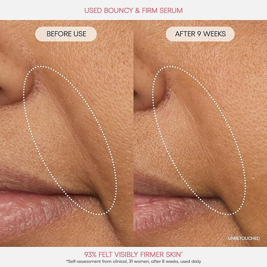 LANEIGE Bouncy & Firm Serum: Korean Slow Aging Collagen Serum with Peptides for Plumping, Firming, & Hydrating