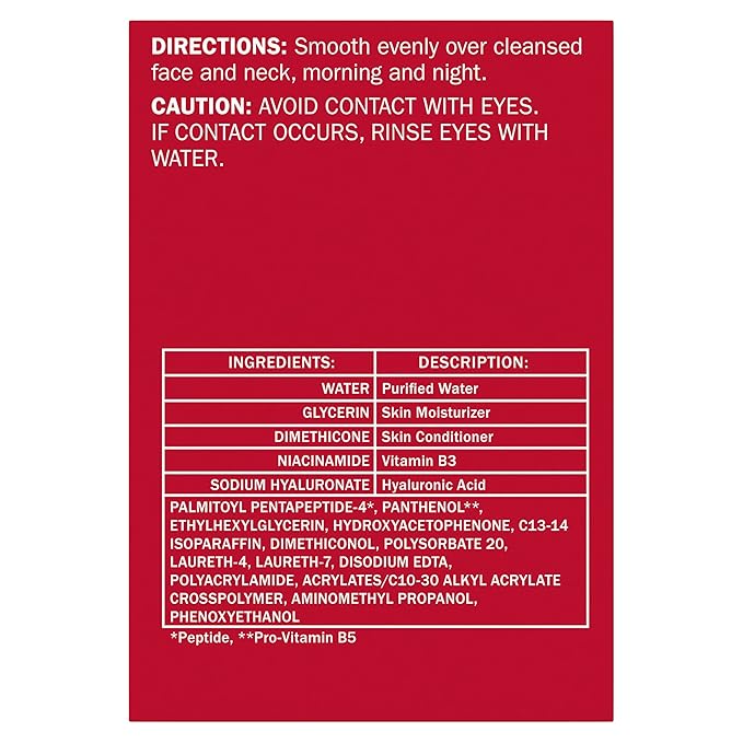 Olay Hyaluronic Acid Face Moisturizer, Instant Hydration for Women, Fragrance-Free - Dry Skin Solution, Glowing, Smoothing, Plumping, Renewing - Niacinamide, Amino Peptides 1.7 Oz