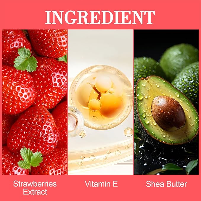 60% Urea Cream - 1.41 oz Strawberry Foot Hand Cream Stick for Dry & Cracked Feet Elbows Knees Heels Hands, Hydrates & Nourish Foot Care for Softening and Moisturizing, Removing Calloused Skin