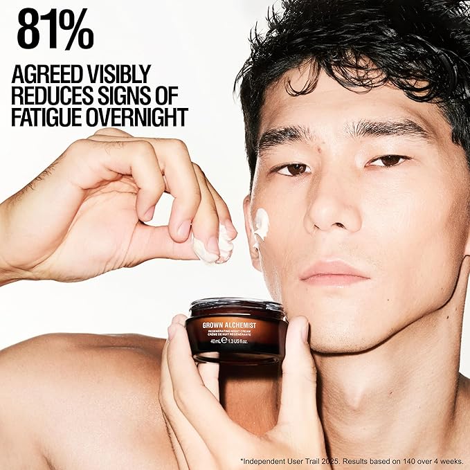 Grown Alchemist Regenerating Night Cream, 40ml, Anti-Aging Moisturizer for Firming, Collagen Boost & Wrinkle Reduction