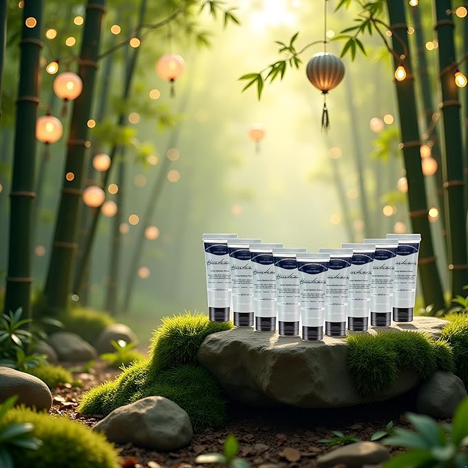 100 Pack Misty Bamboo Forest Hand Cream Bulk - Travel Size Scented Hand Lotion Set for Dry Cracked Hands, Ideal Holiday Gift for Women/Nurse/Bridesmaid/Teacher Appreciation, 1.0 oz/30 ml
