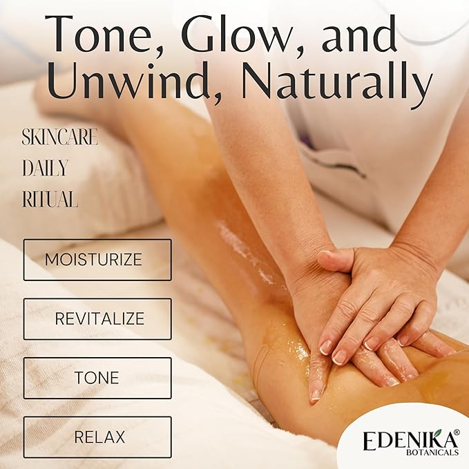 Firming Body Massage Oil for Massage Therapy, Natural Oil with Retinol & Stem Cells for Body, Thighs & Butt, Anti Cellulite, Tightens, Relaxes & Hydrates Skin, 2-Pack