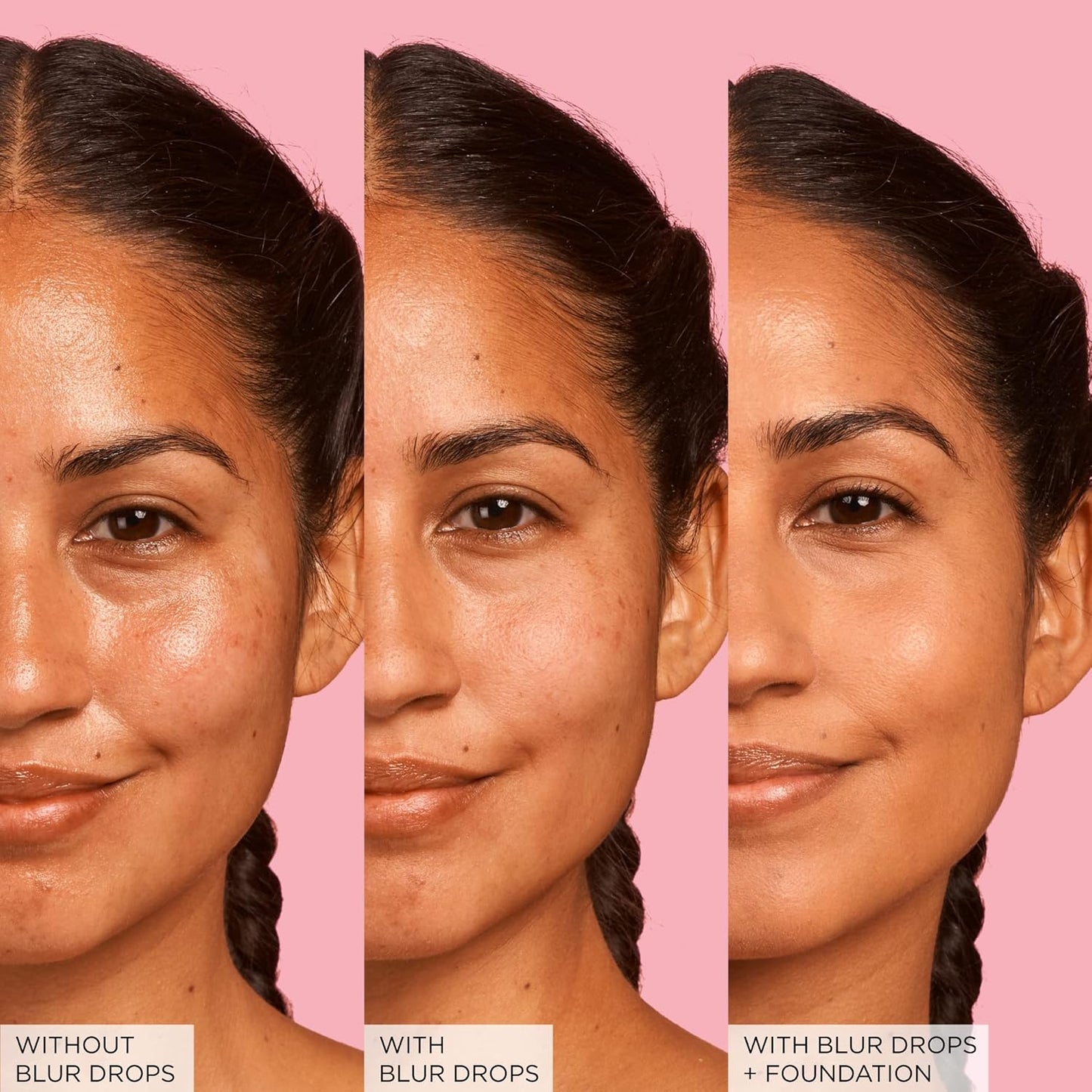 Strawberry BHA Serum + Poreless Face Primer for Makeup - Silicone-Free Blurring Matte Primer to Reduce Shine & Prolong Wear - Hybrid Korean Skin Care for Oil Control & Smooth Texture, 30Ml