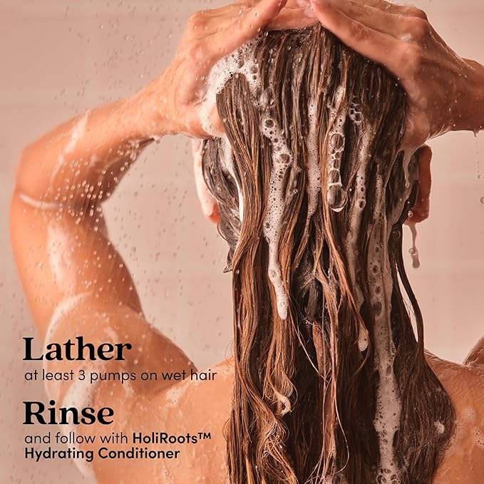 Fable & Mane Hydrating Shampoo, Moisturises and Cleanses Dry, Damaged Hair with Aloe Vera and Coconut Oil. For Medium to Thick Hair Types