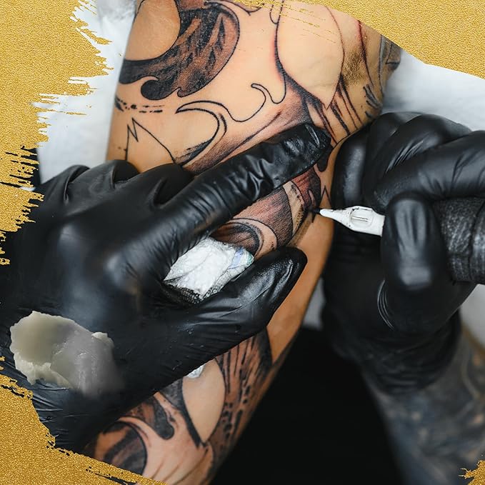 Ebanel Tattoo Balm 3oz, Premium Tattoo Aftercare Cream Brightener Ink Color Enhancing Butter Moisturizer with Herbal Essences and Essential Oils, All-Stage Tattoos Ointment After Care Kit Supplies