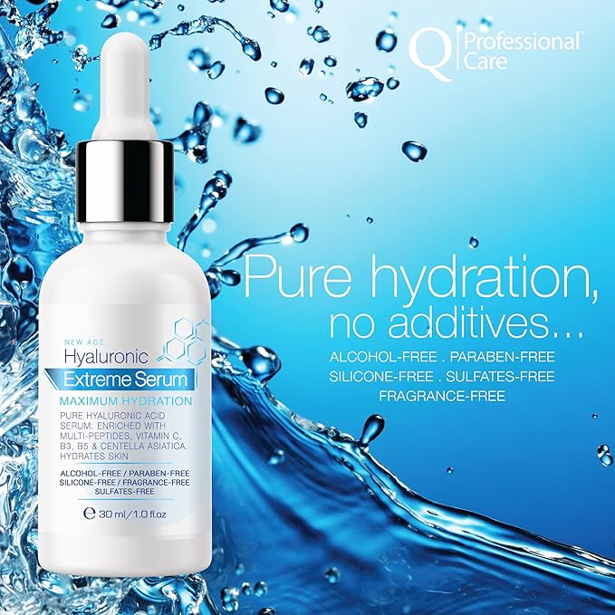 Serum for Face | Hyaluronic Acid | Vitamin C | Microneedling | HCA | Multi-Peptides, Vitamins B5, B3, Niacinamide & Centella Asiatica | Alcohol free, Fragrance-Free