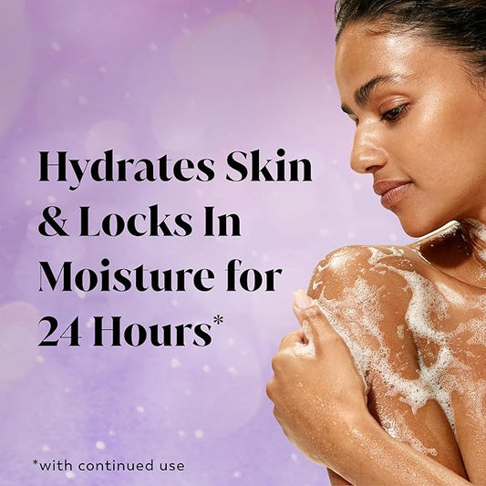 Olay Body Wash for Women, Hydrating & Moisturizing, Holiday Edition, With Plant Based Cleansers, B3 Complex, For All Skin Types, Visions of Sugarplums with Spiced Fruit & Warm Amber Scent, 22 fl oz