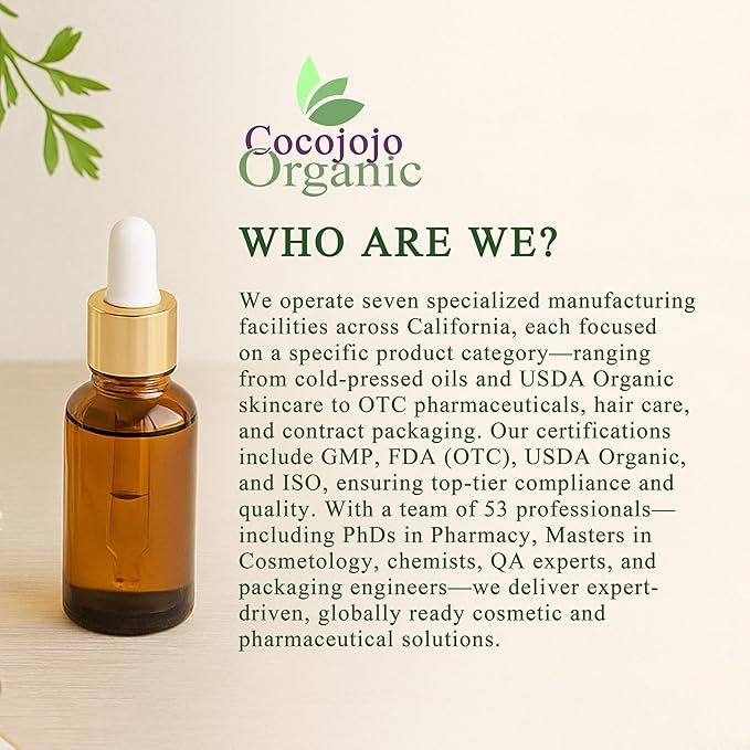 Cocojojo Jojoba Oil Organic, jojoba oil for Hair Growth, jojoba oil for Skin, for Face, 100% Pure Natural, Cold Pressed, Deep Moisturizing Anti-Aging, Essential Oils - 128 Fl Oz