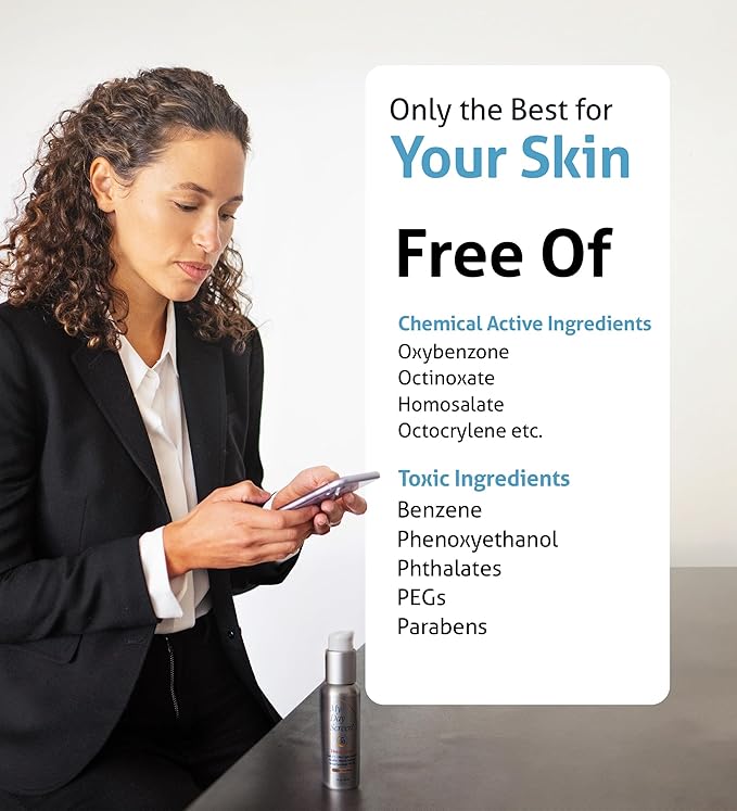 Tinted Sunscreen for Face, 3-in-1 Moisturizer with SPF 30, Face Sunscreen Protection, Tinted Drops to Match Fair to Light Skin Tones, 2 fl oz