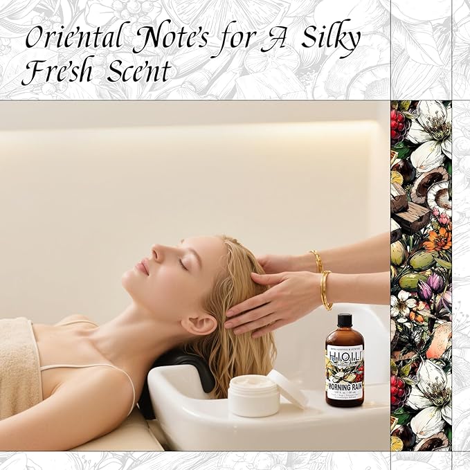 HIQILI Morning Rain Fragrance Oil for Soap, Candle & Hair Conditioner Making, Fresh Scent for Home, Car Diffuser - 5.07 Fl Oz