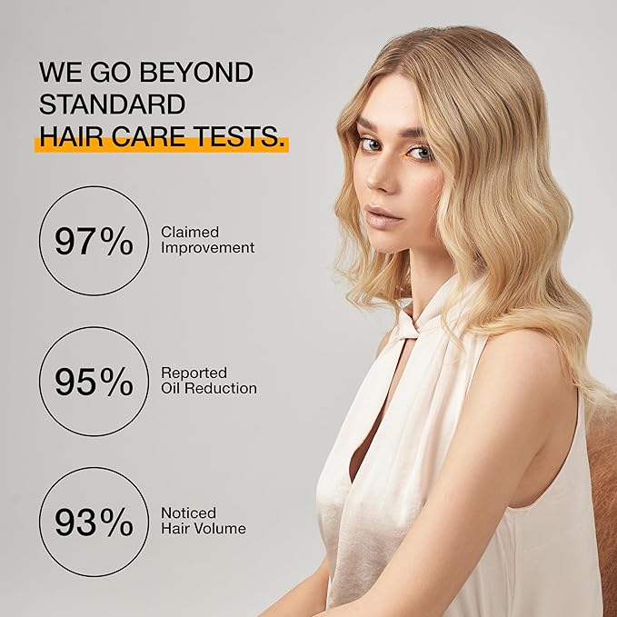 GK HAIR Balancing Shampoo Repairs Dry Damage For Oily Flaky Itchy Scalp Thinning Removes Impurities Deep Cleansing Natural Moisture Keratin Treatment Sulfate Parabem Free All Hair Types - 33.8 Ounce