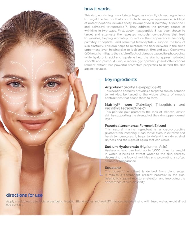 Hunny Bunny Corrective Anti-Aging Night Cream & Mask Hybrid with Peptides, Hyaluronic Acid & Squalane – 2-in-1 Firming, Hydrating & Anti-Wrinkle Treatment, 30mL - Made in USA