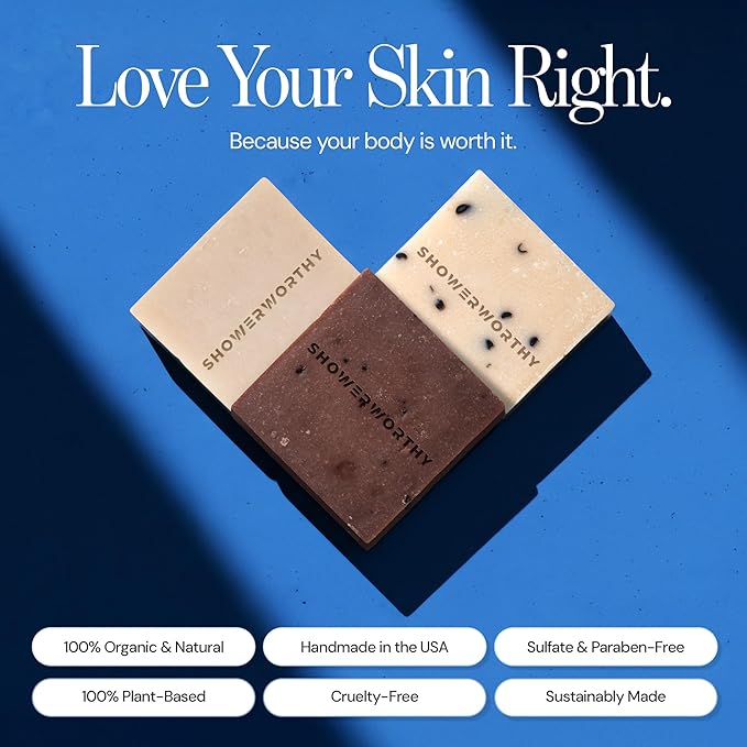 Organic Bar Soap Gift Set – 8 Handmade Natural Soap Bars for Men & Women – Cold Process With Essential Oils for Moisturizing Dry & Sensitive Skin 8 Different Scents 5 oz Each