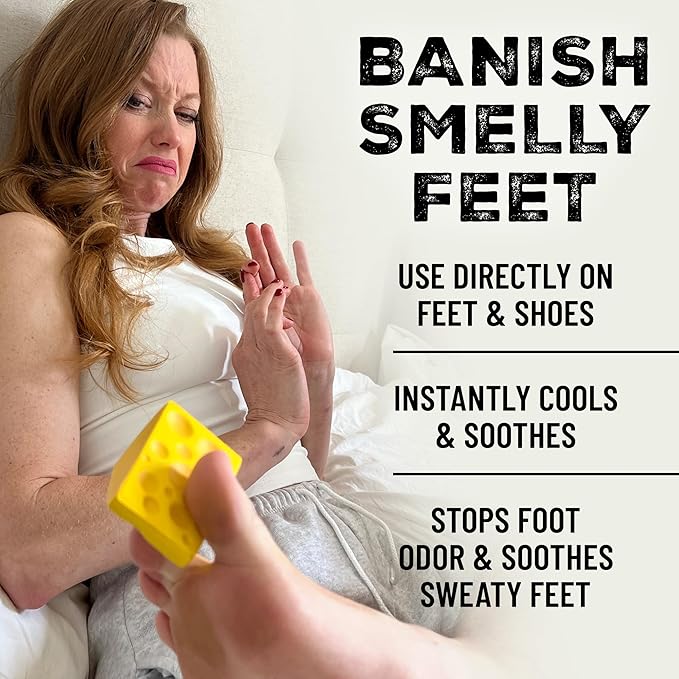 Derm Dude Foot Rescue Bundle | Coconut Rush Holy Foot Cream 4oz + Mint Scent Foot & Shoe Deodorizer Spray 2oz | Moisturizer for Dry Cracked Feet & Odor Control Spray with DeoPlex, Aloe, Tea Tree