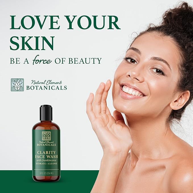 Face & Body Wash with Frankincense, Aloe Vera & Salicylic Acid | Soothing, Calming, Anti-Aging, Daily Facial Cleanser | Spa Quality Skincare