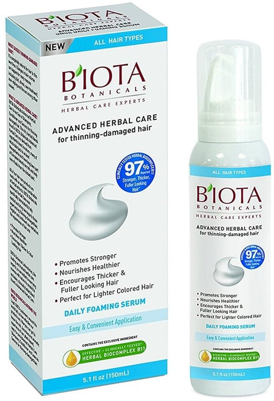 Biota Botanicals Advanced Herbal Care Daily Foaming Serum, 5.1 Fl. Oz