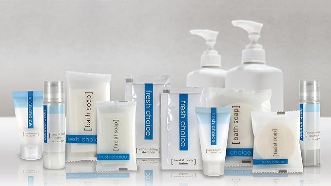 Bulk Hotel Soap, Individually Wrapped Bar Soaps, Mini Trial Size Toiletries, Bath Body Hand Soap for Vacation Rentals and Motel Guest Bathroom, 0.85 oz, Pack of 500