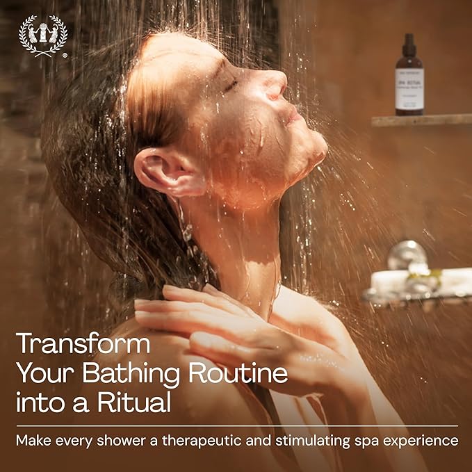 Muse Apothecary Spa Ritual Pure Eucalyptus Oil Shower Mist - Eucalyptus Spray for Shower, Spa, Bath, and Linen - Aromatherapy Eucalyptus Essential Oil Spray - 8oz