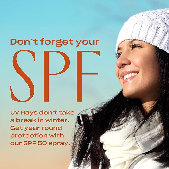 InstaNatural Skin Care Vitamin C SPF 50 Broad Spectrum Sunscreen Spray, Brightens & Hydrates, UVA, UVB Sun Protection Sunblock, with Aloe Vera & Botanicals, Aerosol Bottle, 5.5 Fl Oz