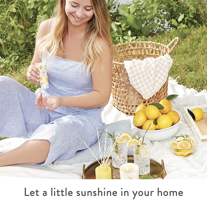 Thymes Moisturizing Hand Lotion for Dry Skin - Moisturizer for Beauty and Personal Care - Luxury Hand Lotion for Women & Men with Shea Butter & Vitamin E (Lemon Leaf, 9 fl oz)