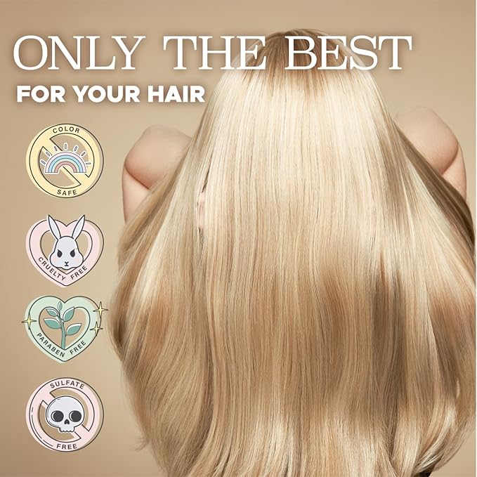 Luseta Manuka Honey Shampoo & Conditioner Set Hydrating and Moisturizing for Dry, Damaged and Dull Hair Restores Shine & Softness and Sulfate-Free 16.9oz*2