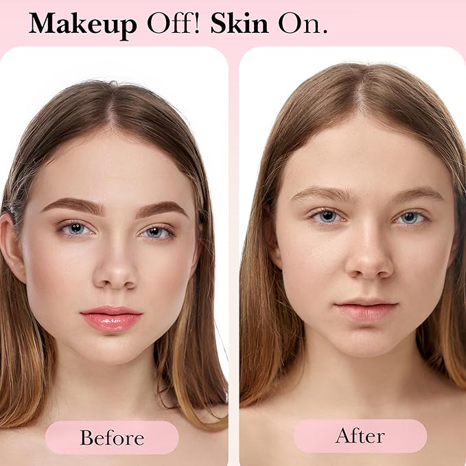 Mivida Hypoallergenic Makeup Remover Wipes | Daily Cleansing Facial Towelettes with Vitamin E For Sensitive Skin | 50 Count Fragrance-Free, Alcohol-Free Face Wipes