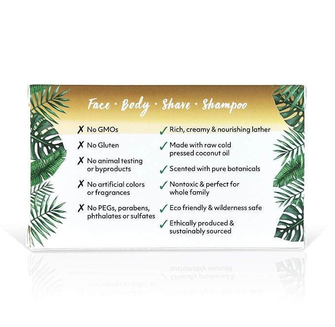 "Coco Fiji Soap Bar for Face and Body Infused With Organic Coconut Oil, Pineapple Coconut Essential Oil, Natural Soap for Moisturizing & Pore Purifying Skin, 7 oz, Pack Of 3 "