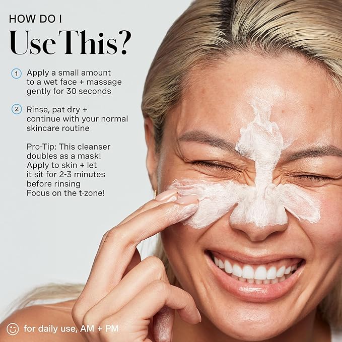 Kate Somerville EradiKate 3% Sulfur Daily Foaming Cleanser Acne Treatment – Clinically Formulated Medicated Face Wash Balances Skin & Cleans Pores, 4 Fl Oz