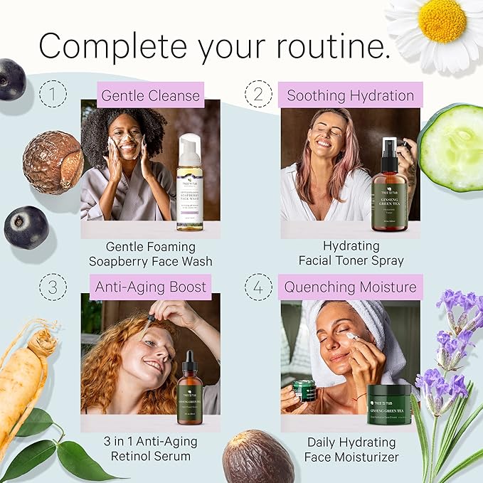 Tree to Tub Sensitive Skin Face Wash for Dry Skin - Moisturizing Gentle Face Cleanser for Women & Men, Hydrating Foaming Facial Cleanser, Daily Face Soap w/Organic Aloe Vera, All Natural Lavender Oil