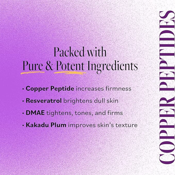 Derma E Firming DMAE Moisturizer - Copper Peptides, Resveratrol & Kakadu Plum - Supports Collagen and Elastin Health– Vegan Facial Skin Care, 2oz