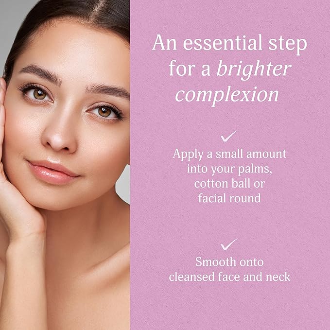 Nature Love Facial Toner - with Vitamin C & Squalane for Radiant Complexion | Made in USA, Cruelty & Paraben Free (6 Fl Oz)